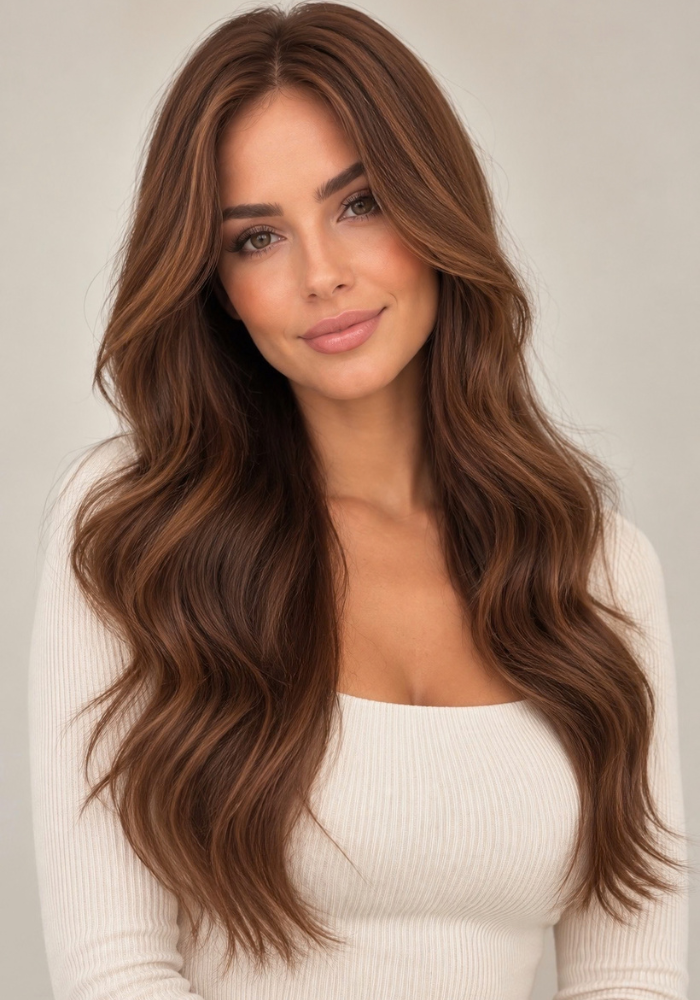 Cap Size Medium: Jennifer Brunette Wig