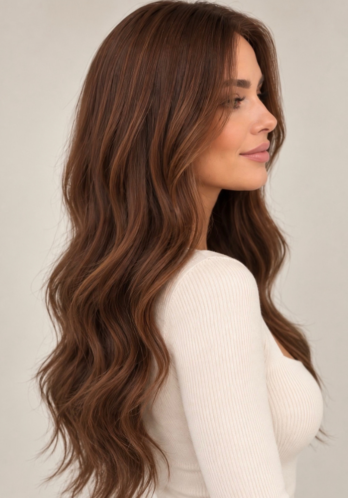 Jennifer Brunette Wig, Cap Size XS - photo 2