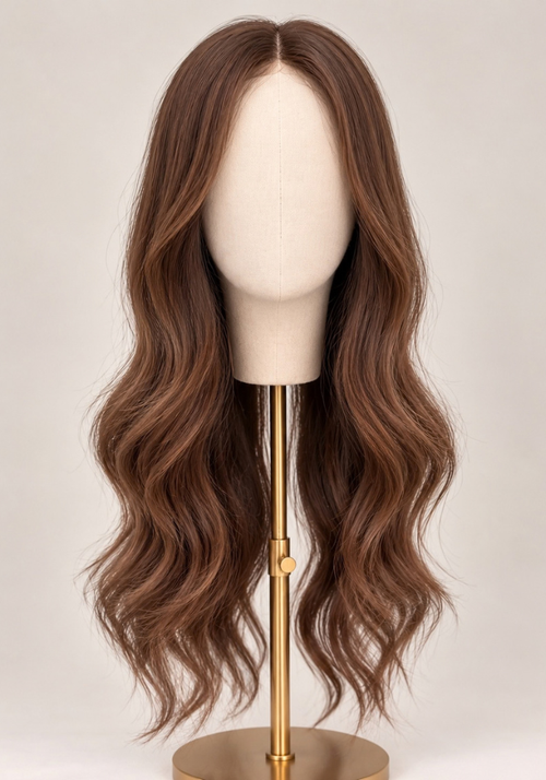 Jennifer Brunette Wig, Cap Size Medium - photo 1