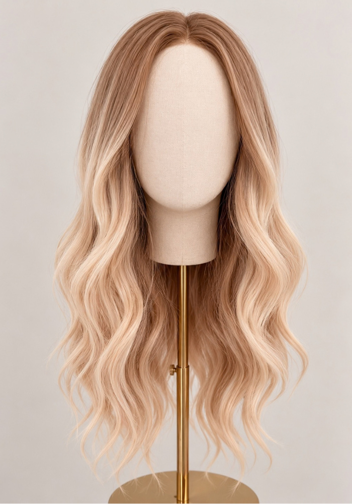 Cap Size Small: Old Money Blonde Wig